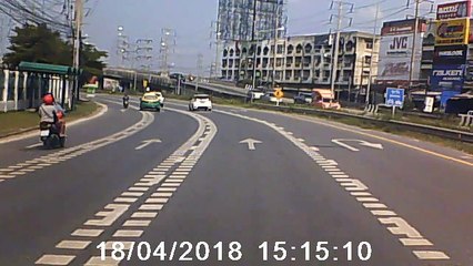Flying Cement Lid Nearly Crashes into Cars
