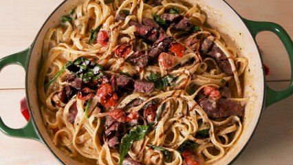Creamy Steak Fettuccine Is The Ultimate Pasta Dinner