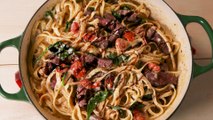 Creamy Steak Fettuccine Is The Ultimate Pasta Dinner