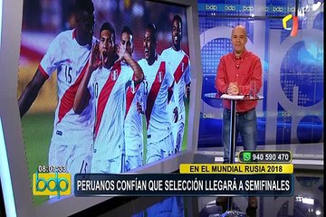 Rusia 2018: Peruanos confían que selección llegará a semifinales