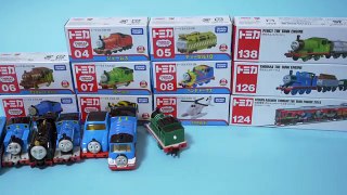 Thomas Tomica toy × 18 toys review video for children
