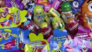 A lot of New Candy & Surprise Eggs Learn Colors