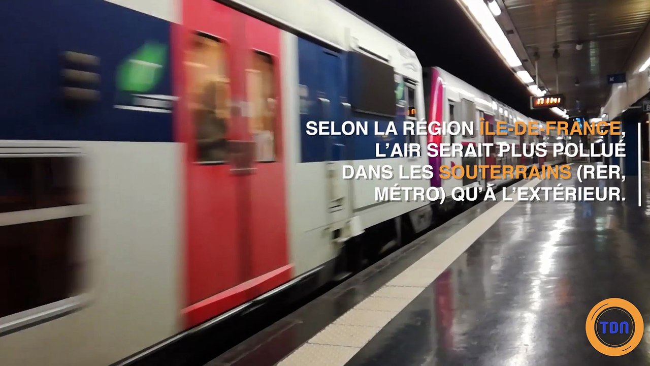 La pollution dans le RER