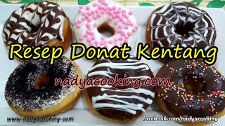Resep dan Cara Membuat Donat Kentang | Potato Donuts Recipe