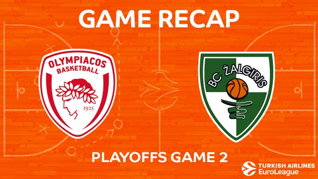 Highlights: Olympiacos Piraeus - Zalgiris Kaunas