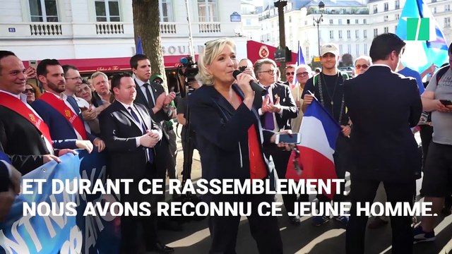 On est tombé sur l'entarteur d'Éric Coquerel dans une manif FN (et il assume tout)
