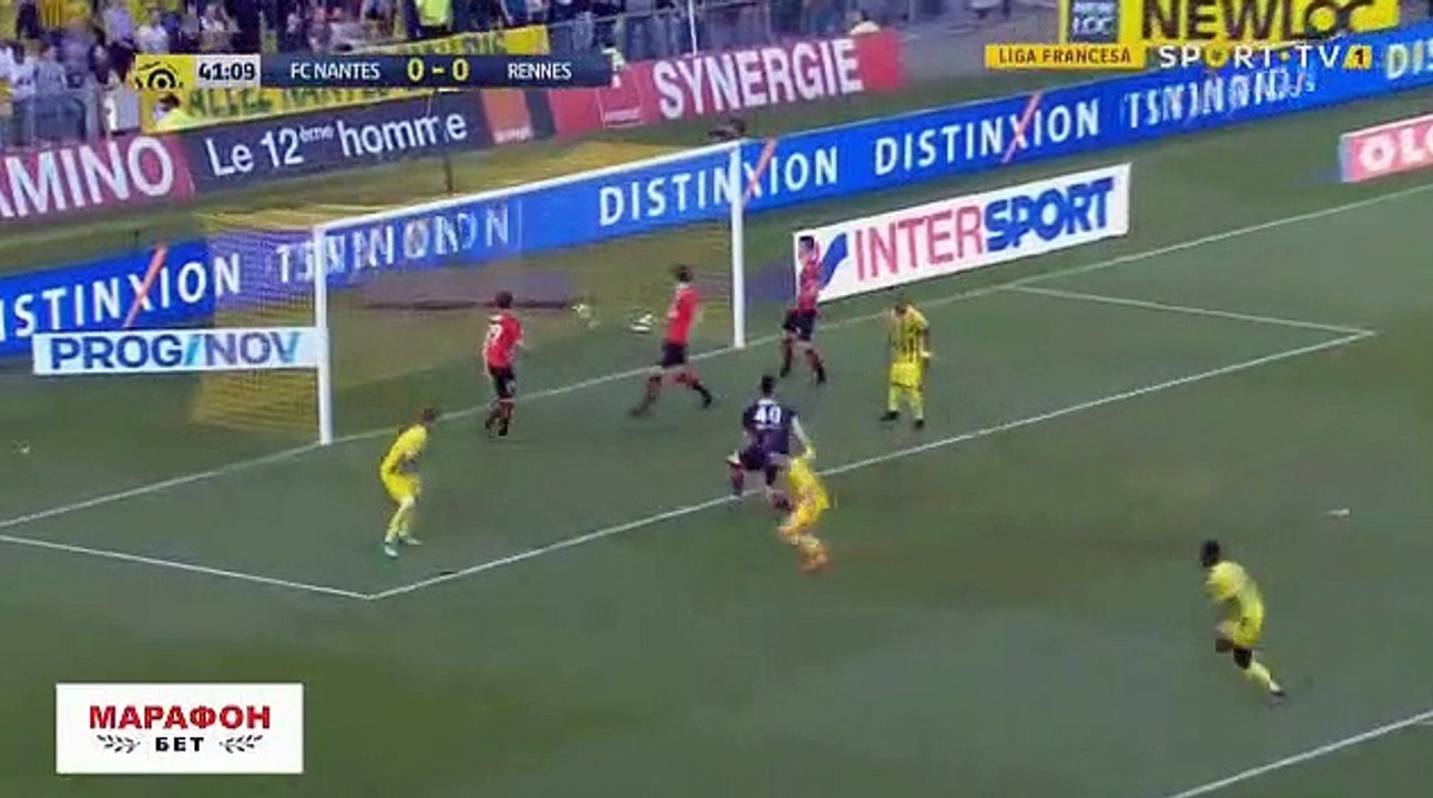 Résumé Nantes (FCN) - Rennes - Les Buts - 20.04.2018