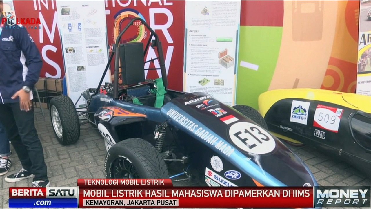 5 Mobil Listrik Ciptaan Mahasiswa UGM Dipamerkan di IIMS 2018