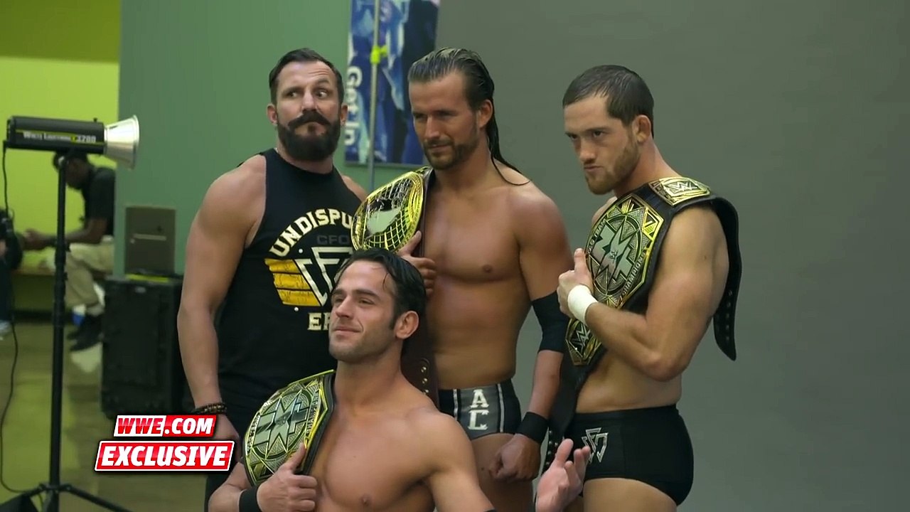 Behind the scenes of Undisputed ERA's championship photo shoot_ NXT Exclusive, April 18, 2018