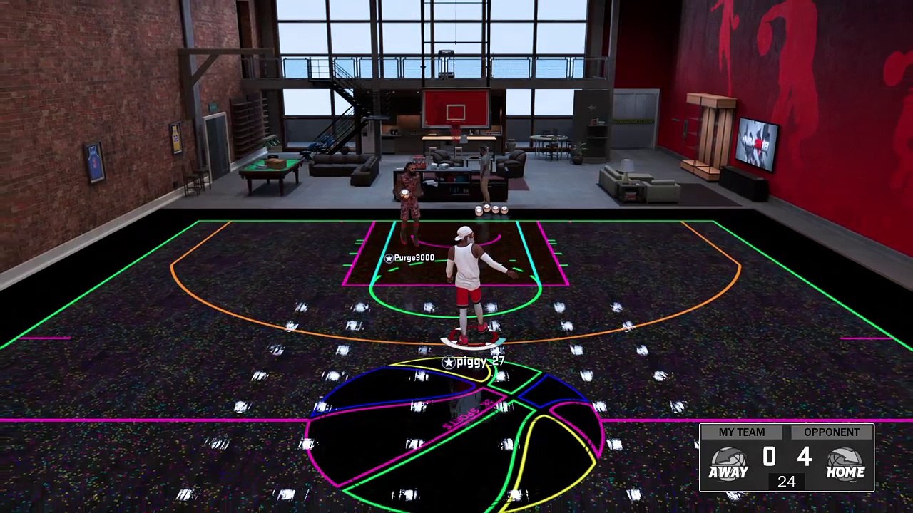 Dunk on a friend