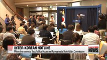 Two Koreas set up first hotline between leaders