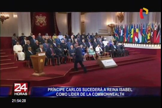 UK: príncipe Carlos sucederá a reina Isabel II como líder de la Commonwealth