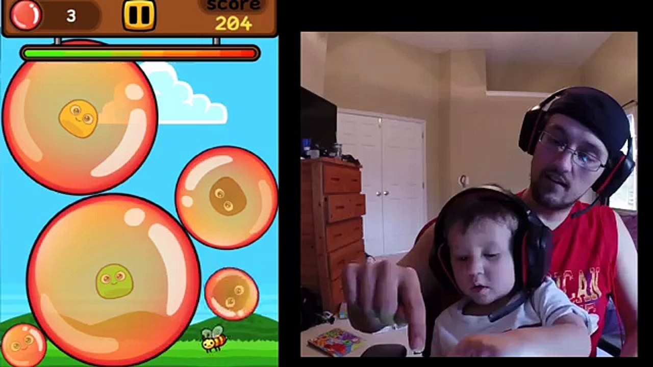 2 Year Old Chase plays Flappy Bird, My Boo, Minecraft, Angry Birds Go, Juice Cubes & Factory Balls