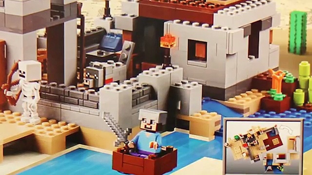 2015 LEGO Minecraft Sets & Toys! The Dungeon, Snow Hideout, Nether Fortess & Desert Outpost!