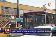 Operadores del Corredor Morado denuncian que pierden un millón de soles al mes