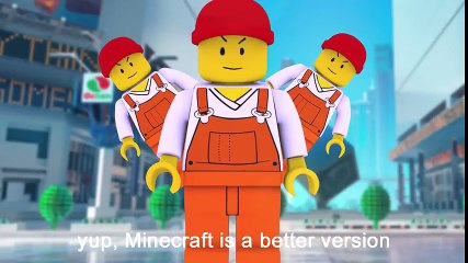 LEGO vs MINECRAFT Animated Rap Battle