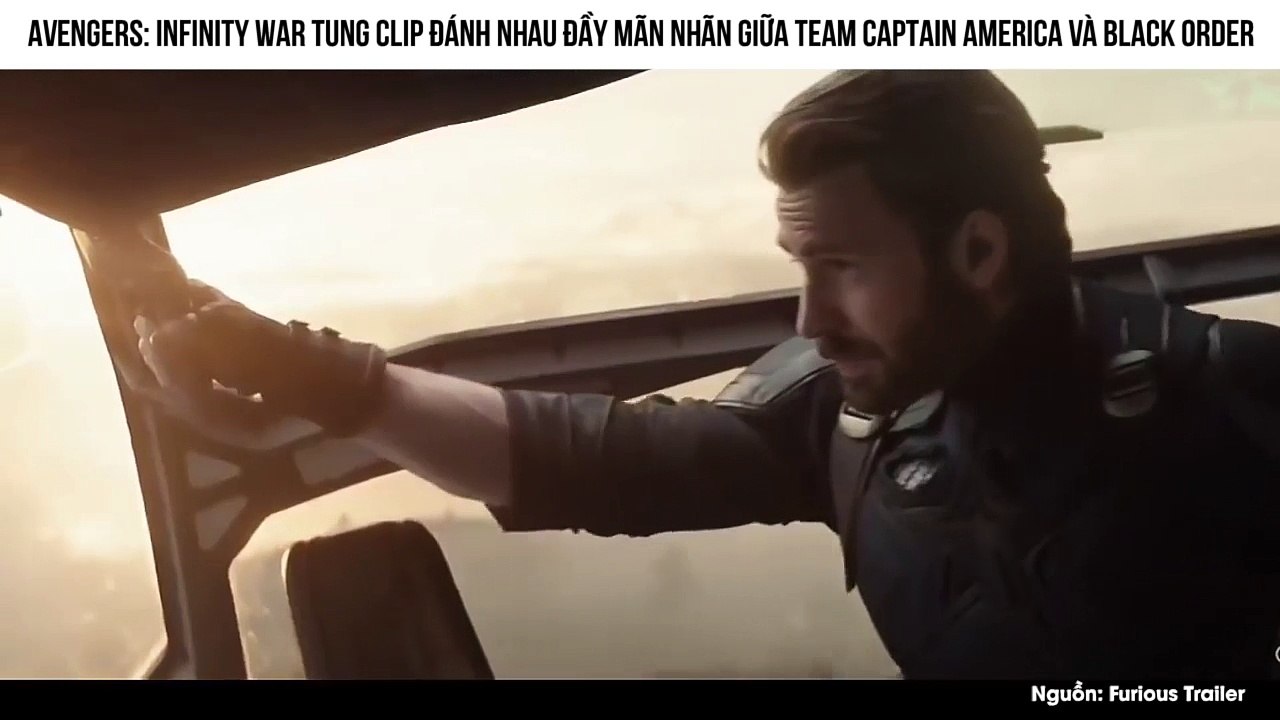 Avengers: Infinity War tung clip đánh nhau đầy mãn nhãn giữa team Captain America và Black Order