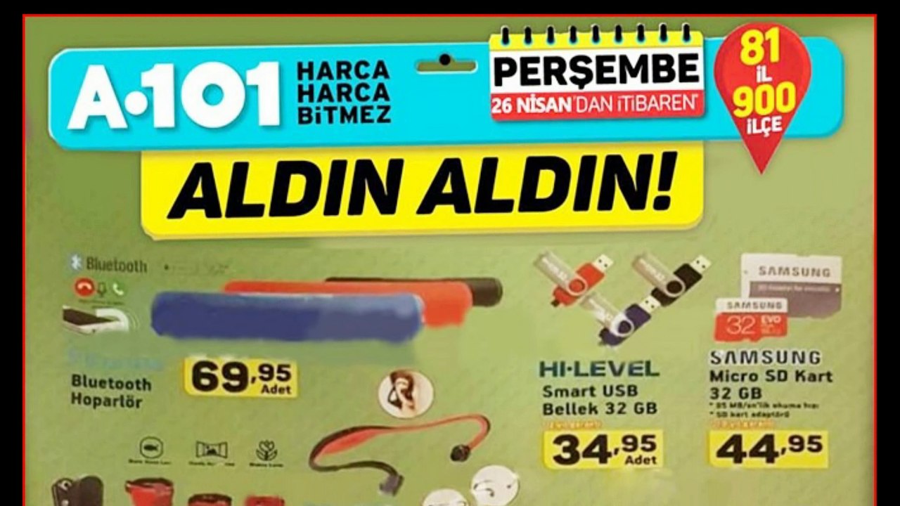 A101 26 Nisan'dan itibaren indirimleri | A101 Aldın aldın | A101 indirimleri | A101 Broşür