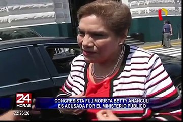 Ministerio Público acusa formalmente a congresista Betty Ananculí