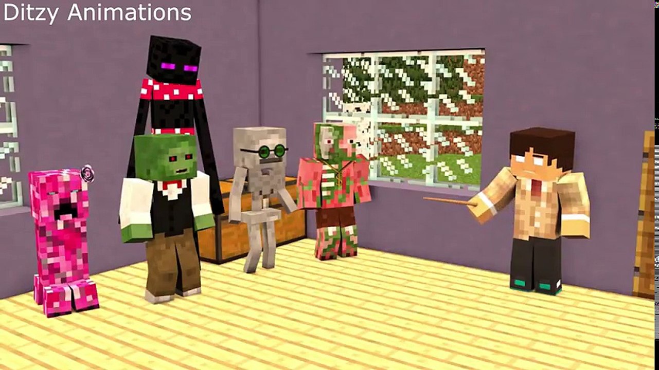 Minecraft Flirting Animation - Top 6 Monster School Flirting Animations