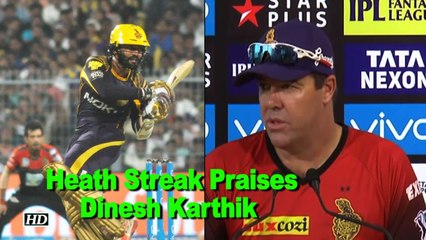 Karthik brings composure, reads the situation well:  Heath Streak