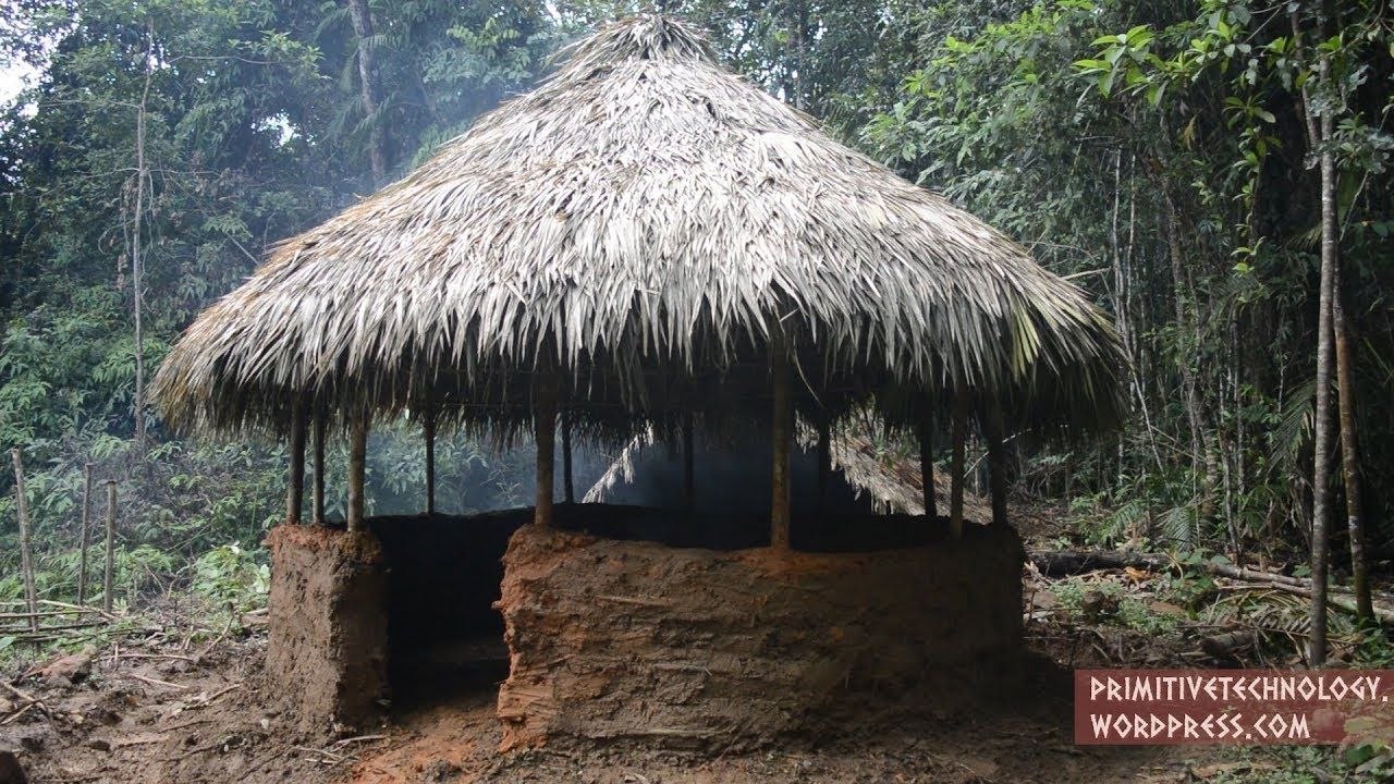 Construction d'une hutte