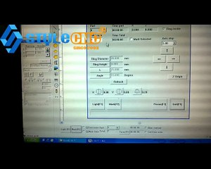 Fiber laser marking machine marks the pattern on a ring