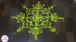 Rangoli , lotus sparkle flower design, design rangoli,  Rangoli video / How to make rangoli with flowers - Video Dailymotion
