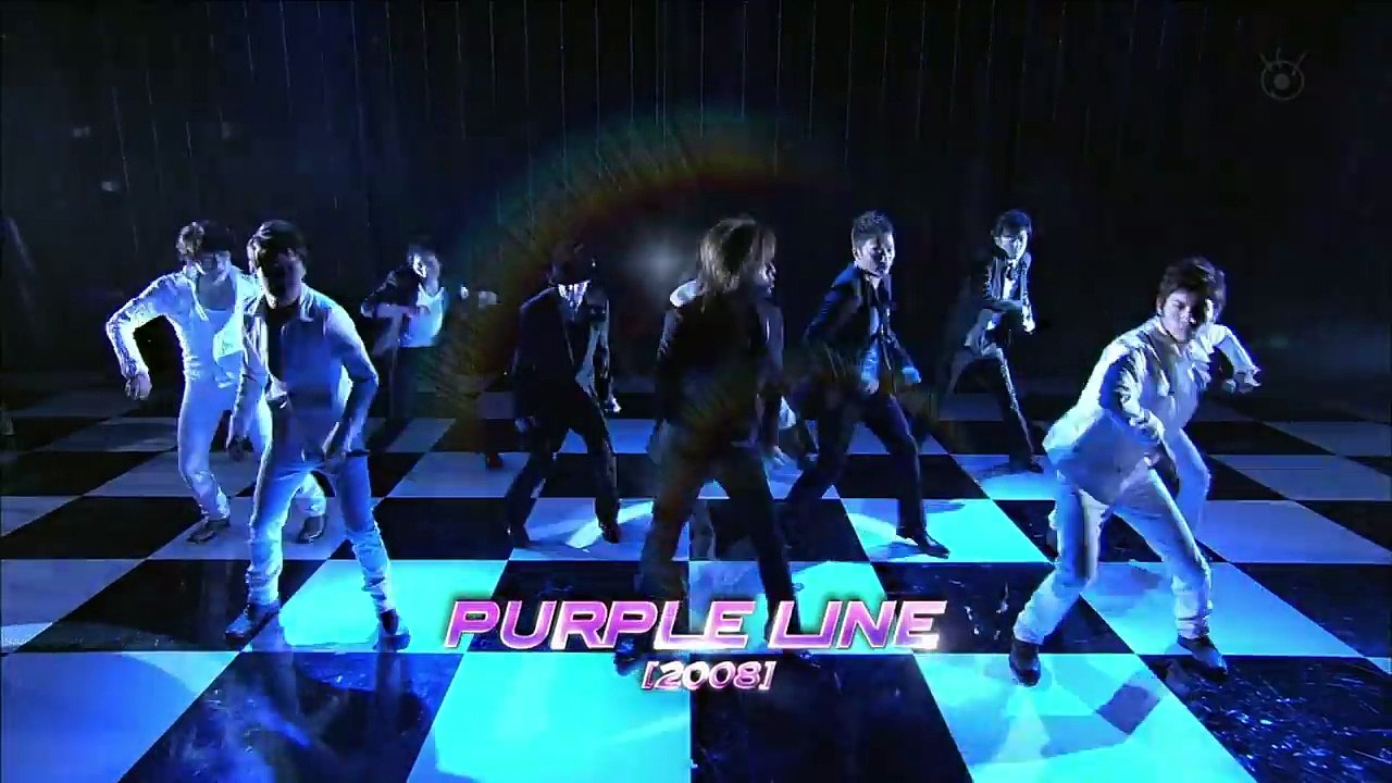 090302 TOHOSHINKI with SMAP Purple Line どうして君を好きになってしまったんだろう
