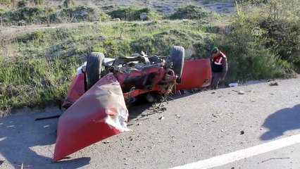 Otomobil şarampole devrildi: 1 ölü - KÜTAHYA