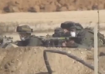 Snipers Overlook Crowd of Protesters Near Israel-Gaza Border (File)