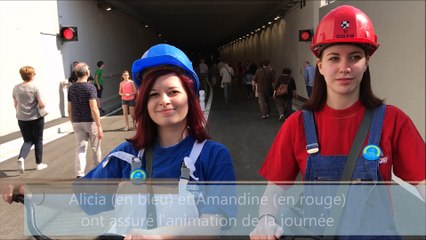 Le tunnel sous le parvis de la gare ouvert aux piétons
