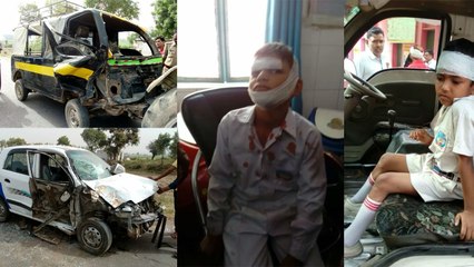 बुलंदशहर: मैजिक और कार की टक्कर में कई स्कूली बच्चे घायल, 5 की हालत नाजुक