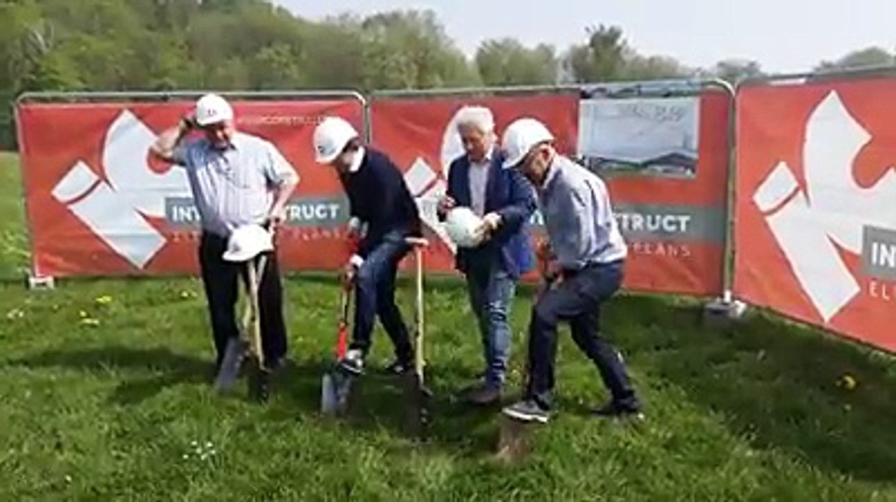 Premiers coups de pelles à l'Héribus Cuesmes/ video de l'ASBL Monsports