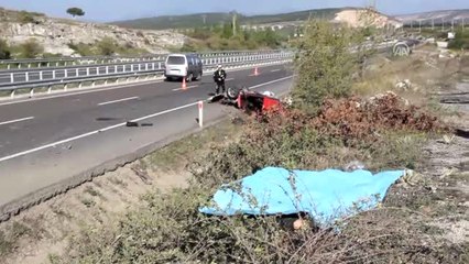 Otomobil Şarampole Devrildi: 1 Ölü