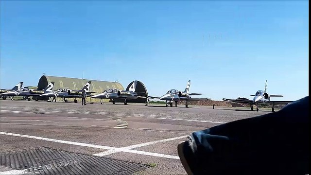 La patrouille Breitling était de sortie