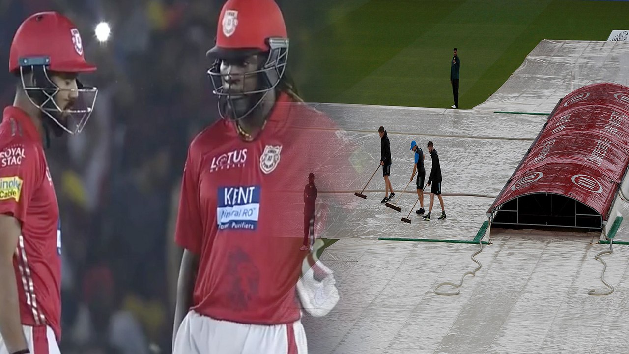 IPL 2018 KXIP vs KKR : Chris Gayle, KL Rahul gives roaring start, rain plays spoil sport | वनइंडिया