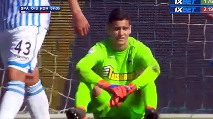 Patrik Schick  Goal HD - Spal 0-3  AS Roma - 21.04.2018