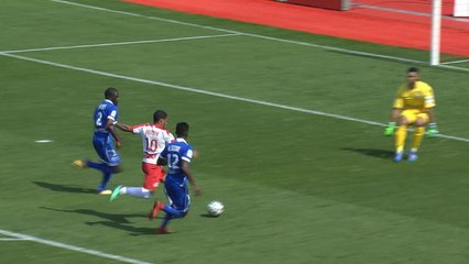 Domino's Ligue 2 - 34ème journée - Nancy / Auxerre - Doublé d'Arnaud Nordin pour Nancy