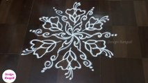 Rangoli , Hibiscus Flower, Design Rangoli, easy design, Rangoli videos / How to make rangoli with flowers - Video Dailymotion