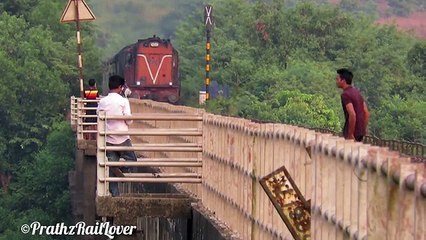 Clicking Photos with Running KONKAN RAILWAY must watch.