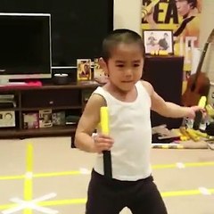 All small kids can do circus so talent without teacher at home