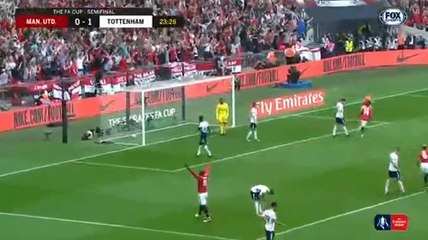 Alexis Sanchez Goal HD -  Manchester United	1-1	Tottenham 21.04.2018
