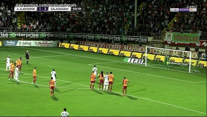 Emre Akbaba penalty Goal HD - Alanyaspor 2 - 2 Galatasaray - 21.04.2018 (Full Replay)