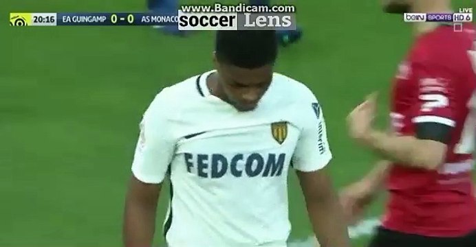 Carton rouge pour Jemerson - Guingamp 0-0 Monaco 21.04.2018