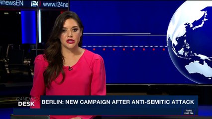 i24NEWS DESK | Berlin: new campaign after anti-semitic attack | Saturday, April 21st 2018