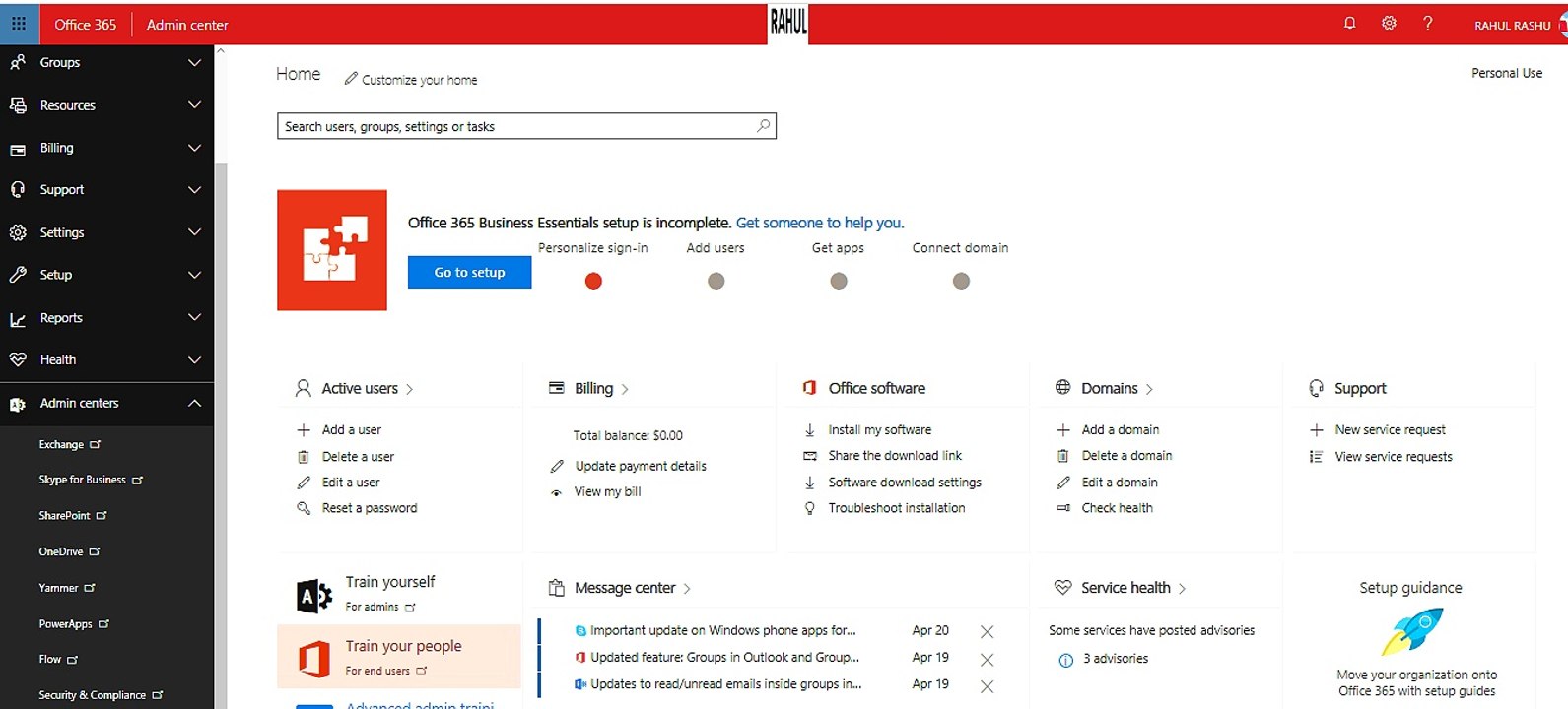 eDiscovery in Office 365 Set by Step using Security and Compliance