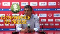 Conférence de presse Stade de Reims - AC Ajaccio (1-0) : David GUION (REIMS) - Olivier PANTALONI (ACA) - 2017/2018