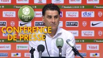 Conférence de presse AS Nancy Lorraine - AJ Auxerre (2-1) : Patrick GABRIEL (ASNL) - Pablo  CORREA (AJA) - 2017/2018
