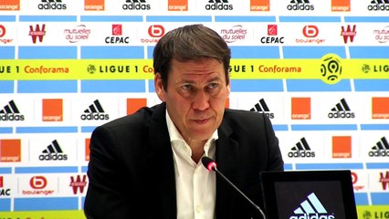 Garcia : "J'ai vu le penalty et le rouge contre Lyon"